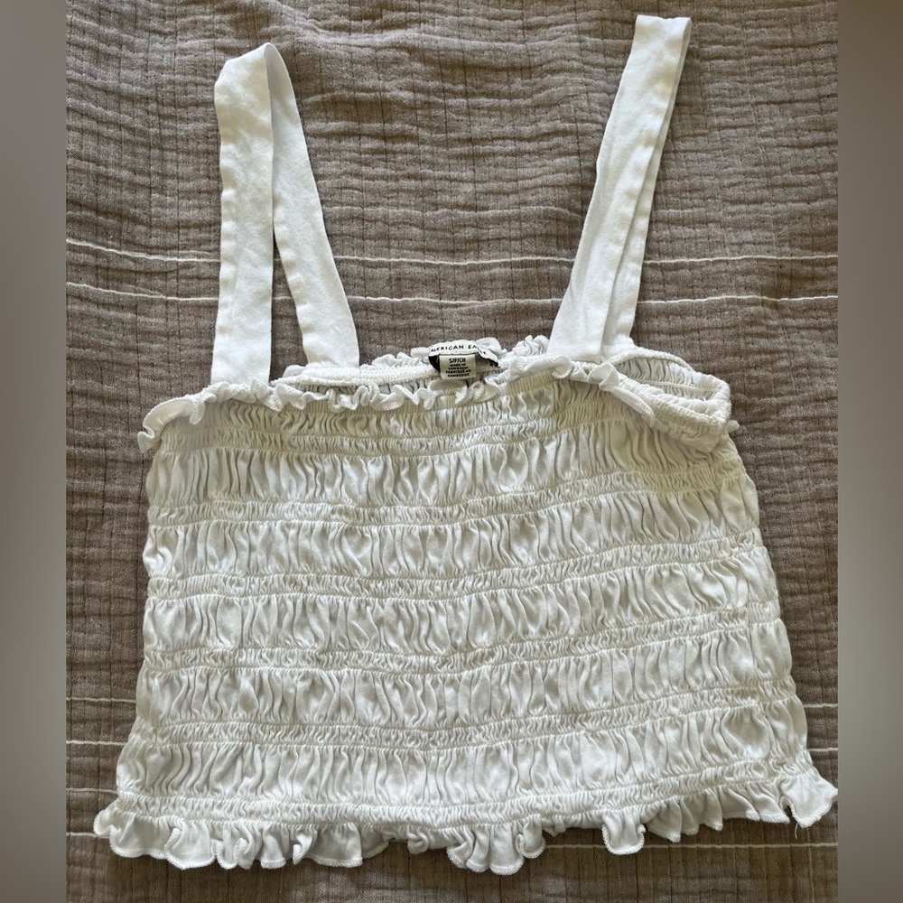 American Eagle Smocked Tank Top